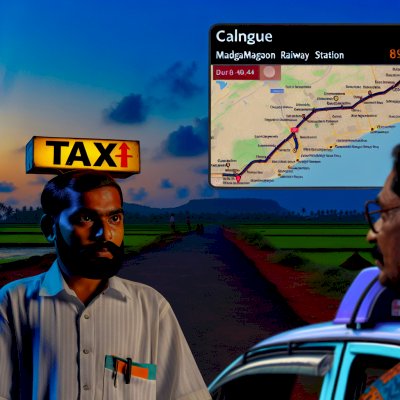 Candolim to South Goa Taxi Service