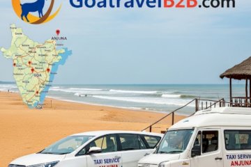 Anjuna taxi cab hire, Anjuna airport transfer service