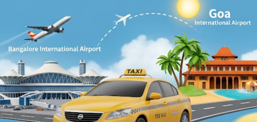 Bangalore airport to Goa Airport taxi booking,