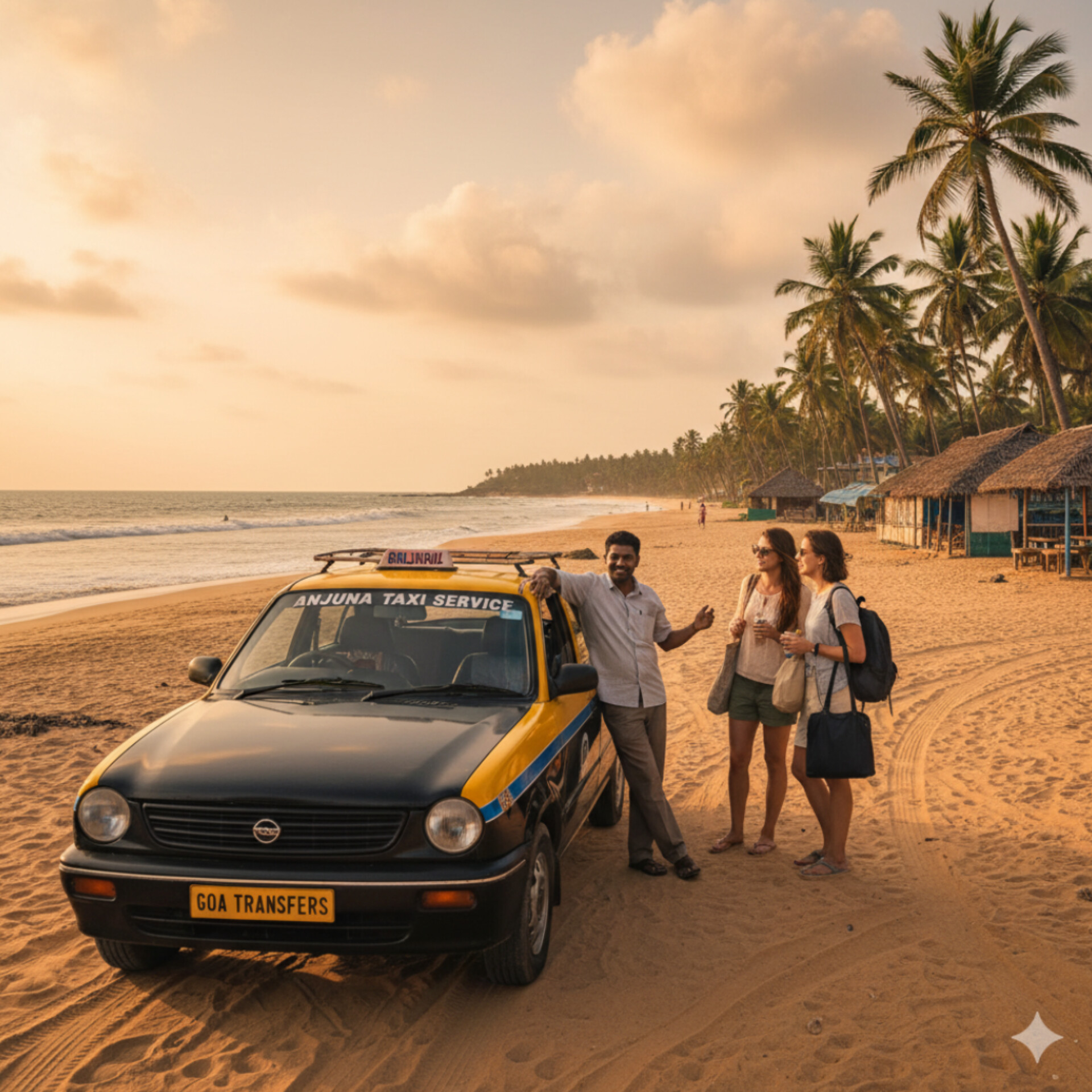 Best Anjuna taxi cab service